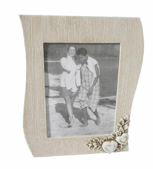 MILANI HOME portafoto shabby chic onda cm 18,5 x 2,5 x 24,5 h