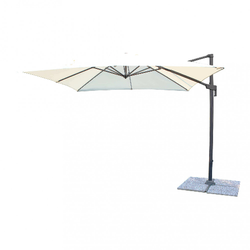 MILANI HOME VOLTA - ombrellone da giardino decentrato 3 x 3