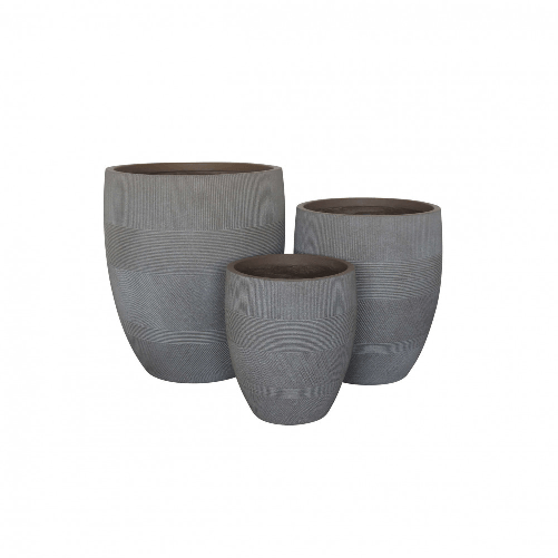 MILANI HOME PEDRO - set di 3 vasi