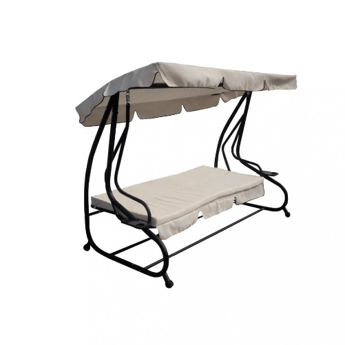 MILANI HOME AVOS - dondolo letto da giardino completo di cuscini