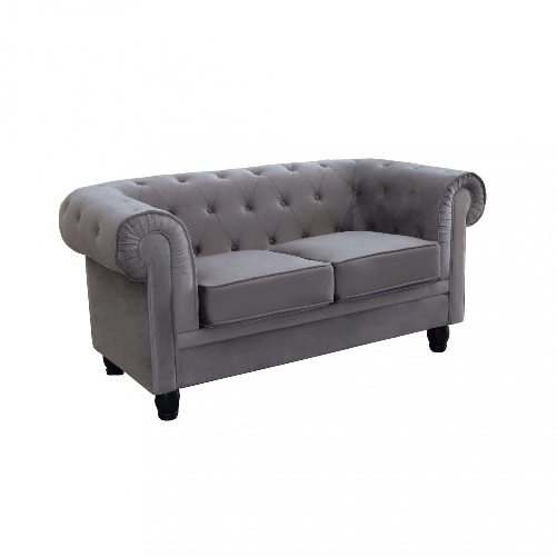 CHESTERFIELD - divano vintage in velluto