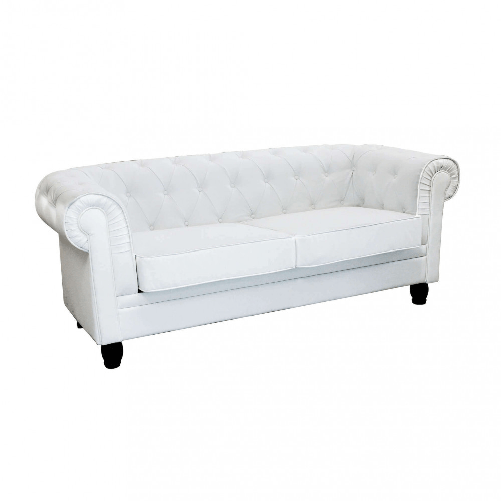 MILANI HOME CHESTERFIELD - divano vintage in ecopelle