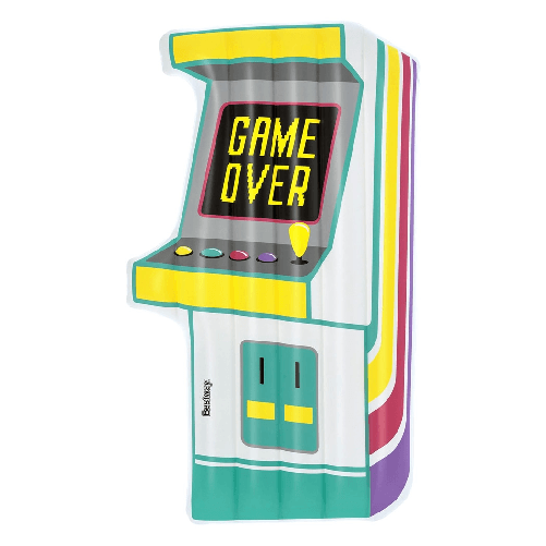 TrAdE Shop Traesio Materassino Gonfiabile Galleggiante Piscina Aqua Arcade Grafica Forma Videogioco 43851 -