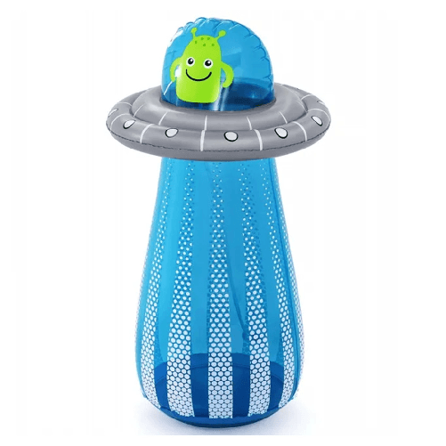 Gioco Gonfiabile Spruzza Acqua Pungiball Sempreimpiedi Ufo Blaster 61x119cm Bambini 52731 -