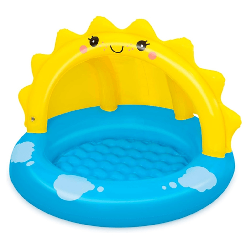 Piscina Gonfiabile Per Bambini + 2 Anni Sunny Days 101x97x71cm Con Copertura 52637 -