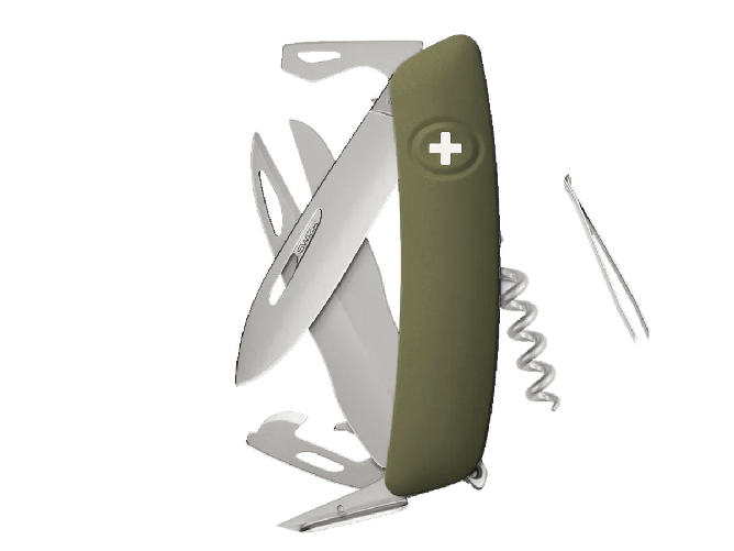 SWIZA Swiza D07R AM SCISSORS Olive (KNR.0116.1050)