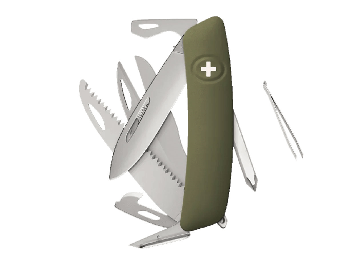 SWIZA Swiza D10R AM SAW & SCISSORS Olive (KNR.0146.1050)