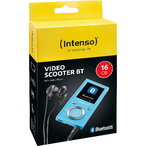 INTENSO Mp3 intenso scooter video colore azzurro - 3717474