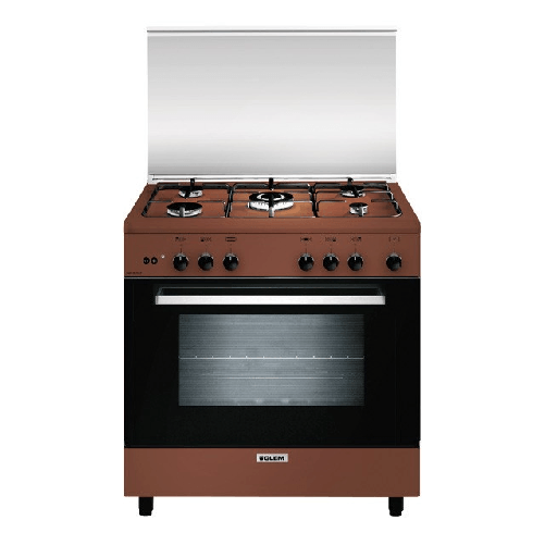 GLEM Cucina tuttof 80x50 4+1tc f/g marrone - 8052745124130