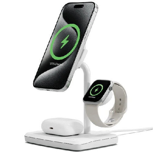 CYGNETT Qi2 3in1 chargebase - white - CY5101BUNCP