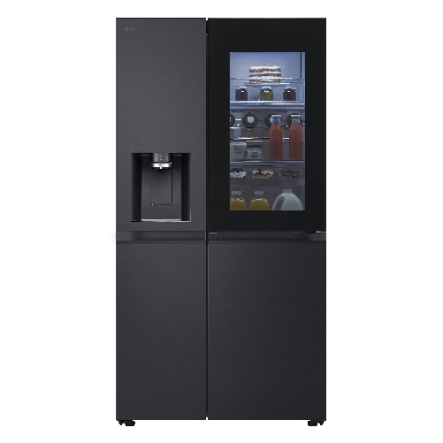 Lg instaview gsxe91evad frigorifero side-by-side door-in-door, classe d, 628l, wi-fi, senza allaccio