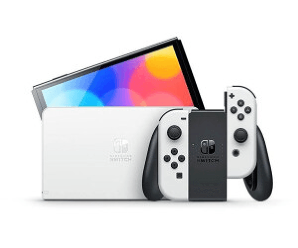Nintendo switch oled + videogioco mario kart 8 deluxe preinstallato, 64 gb touch screen wi-fi nero