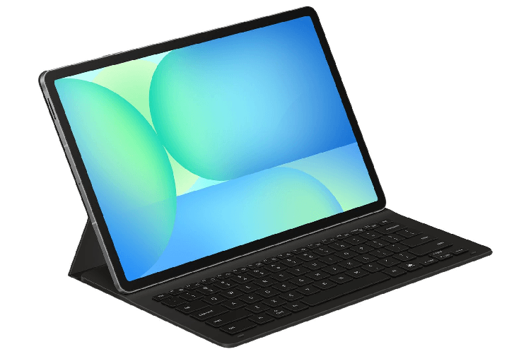 SAMSUNG Book cover keyboard slim -ai key tab s10 fe+ black - EF-DX620BBEGIT
