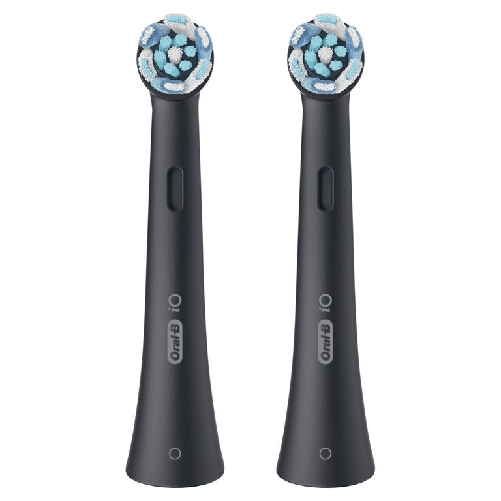 Oral-b testine di ricambio io series ultimate clean black, testine rotonde di ricambio originali