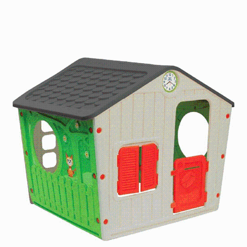 Starplast 01-561 galilee village house casetta per bambini per esterno 140x108xh.115 cm. arredo giardino