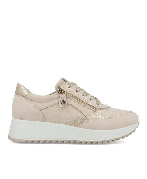 IMAC SCARPE SNEAKERS CASUAL DONNA IMAC 756870 PELLE BEIGE ORIGINALE PE Colore Beige,Taglia 41
