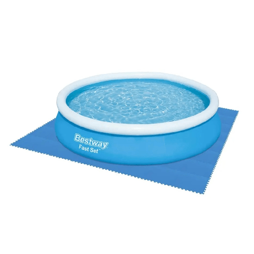 TrAdE Shop Traesio Tappeto Piastrelle Base Sotto Piscina Componibile Protettivo Da 50x50 Cm Blu 58220 -