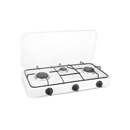 Master Cook Trial Bianco Superficie piana Gas 3 Fornello(i) Master cook trial (bianco) - piastra a gas 3 fuochi - MASCOOKTRIAL