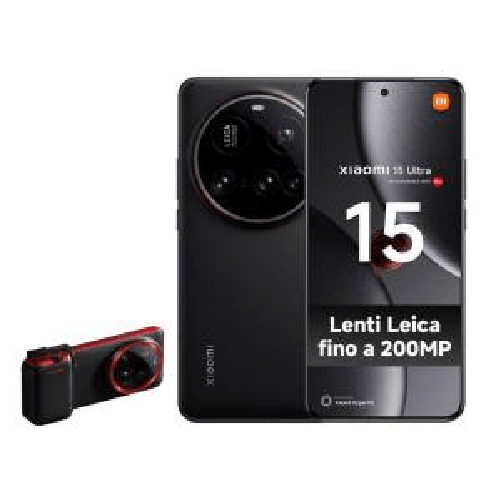 Xiaomi 15 ultra 16+512gb 6.73 5g black + kit camera - 8032325384369