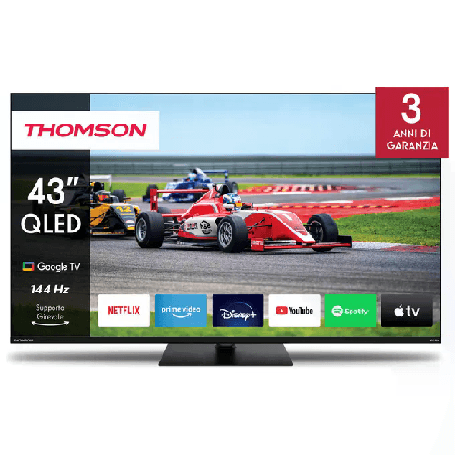 Thomson TV QLED 43'' 144Hz con Google TV