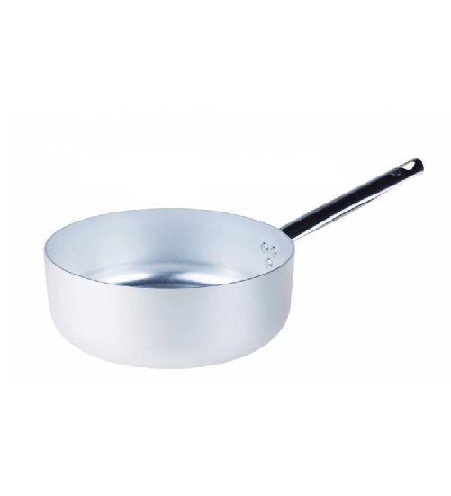 Pentole Agnelli casseruola bassa, 1 manico ø 30 alluminio puro professionale