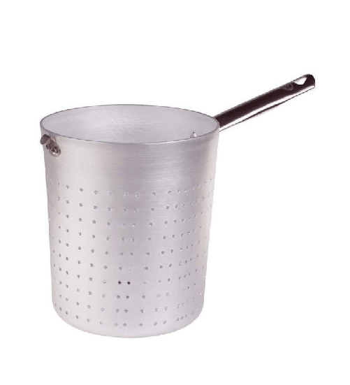Pentole Agnelli, colapasta scaldapasta, cilindrico ø 20, in alluminio puro, 1 manico inox
