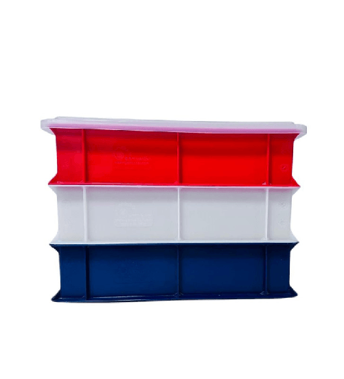Genus Dei Francia, set 4 pezzi, 3 cassetta cm 30x40x10 porta impasto + coperchio