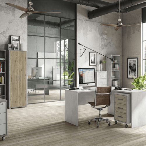 Pidema:Armadio mobile multiuso Sarmog con 4 ripiani. Armadi ufficio bianco con 2 ante bianche a prezzi economici