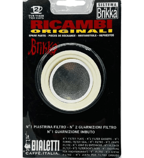 Bialetti Brikka, set ricambi originali 2 tazze vecchio modello