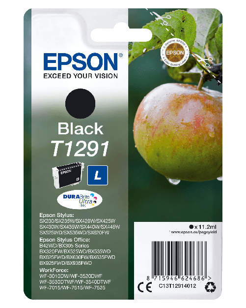 Epson CARTUCCIA INK NERO MELA NO BLISTER Epson Apple Cartuccia Nero