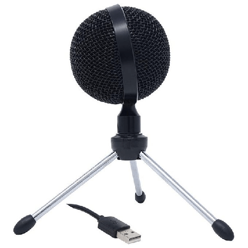 Empire Microfono USB DESK-360: Omnidirezionale per Conferenze Empire Media DESK-360 Nero, Argento Microfono da conferenza
