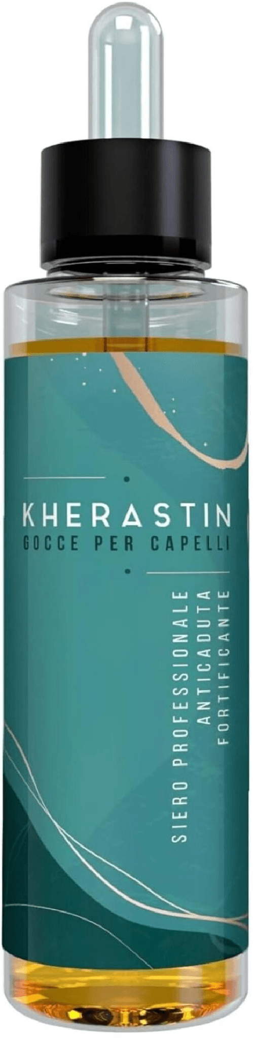 Kerastin Gocce - Siero naturale per fortificare i capelli e contrastare la caduta Integratore Per Capelli Anticaduta Infoltire Extra Forte 100ml Gocce