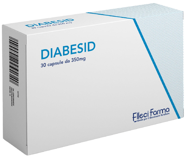 Elleci Farma Diabesid Integratori per Glicemia Ridurre in Modo Naturale Integratore Alimentare Naturale 60 compresse da 350mg Glucosio Stabile