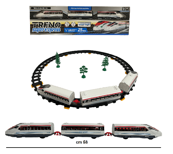 Giocoscuolaregalo Trenino Giocattolo per Bambini Trenino Locomotiva Batteria Treno con Effetti Luminosi Locomotiva Trenino Giocattolo per Bambini Tre