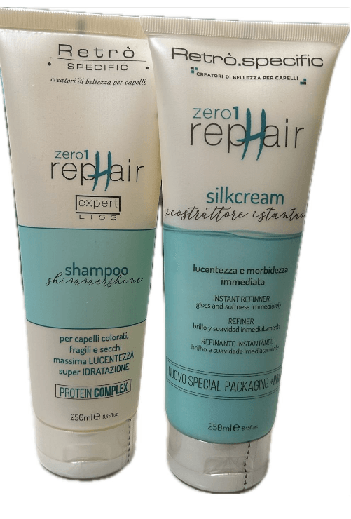SHAMPOO RETRO' 250 ML ZERO1 REPAIR PIU' SILK CREAM RETRO' 250 ML