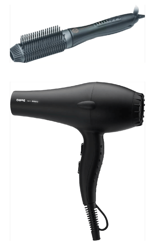 SPAZZOLA PROFESSIONAL SALON BRUSHING STYLER RETRO.COIFFEUR.PIU' IN OMAGGIO PHON MOVE AIR 9000 BLACK