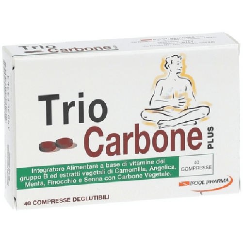 Trio Carbone Plus Compresse 22g