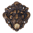 Campanello pulsantiera Ottone Testa di Leone