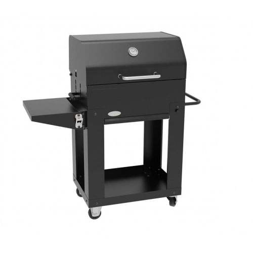 Barbecue a Carbone con Coperchio BBQ Portatile Griglia in Acciaio Inox