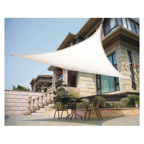 Tenda Ombreggiante a Vela 3x3 Triangolare Parasole Telo da Giardino Esterno