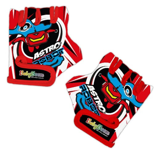 Guantini Astro Robot Bambino Guanti Bicicletta Monopattino Skateboard Protezioni