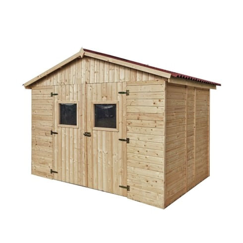 Casetta 2.8x2 in Legno 16 mm Senza Pavimento Attrezzi Rimessa Giardino Esterno
