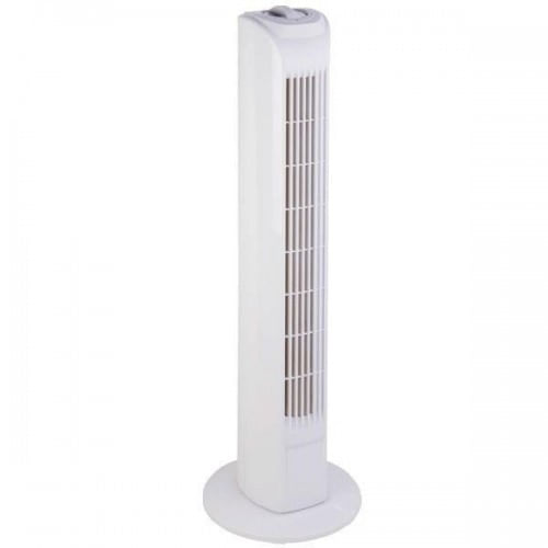 Ventilatore a Torre Colonna Oscillante Ventola da Pavimento Senza Pale Bianco