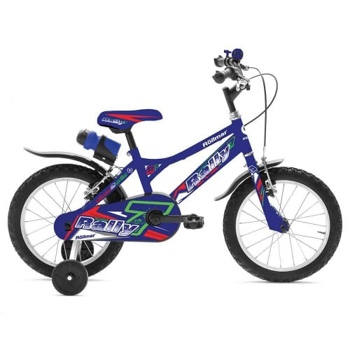 Bicicletta 14 Pollici da Bambino con Rotelle Pedali Bici Mountain Bike MTB Bimbi