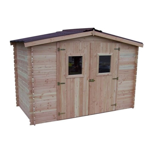Casetta in Legno 3x1.6 da Giardino 20 mm Block House Porta Attrezzi Casa Rimessa