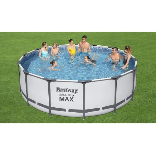 Piscina Frame Fuoriterra Rotonda 427x122 con Pompa Scaletta Filtro Depurazione