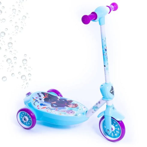 Monopattino Elettrico Frozen Bolle Sapone Scooter a Spinta 3 Ruote per Bambini