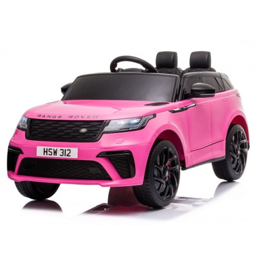 Land Rover Velar Rosa Macchina Elettrica a Batteria 12 V Telecomando