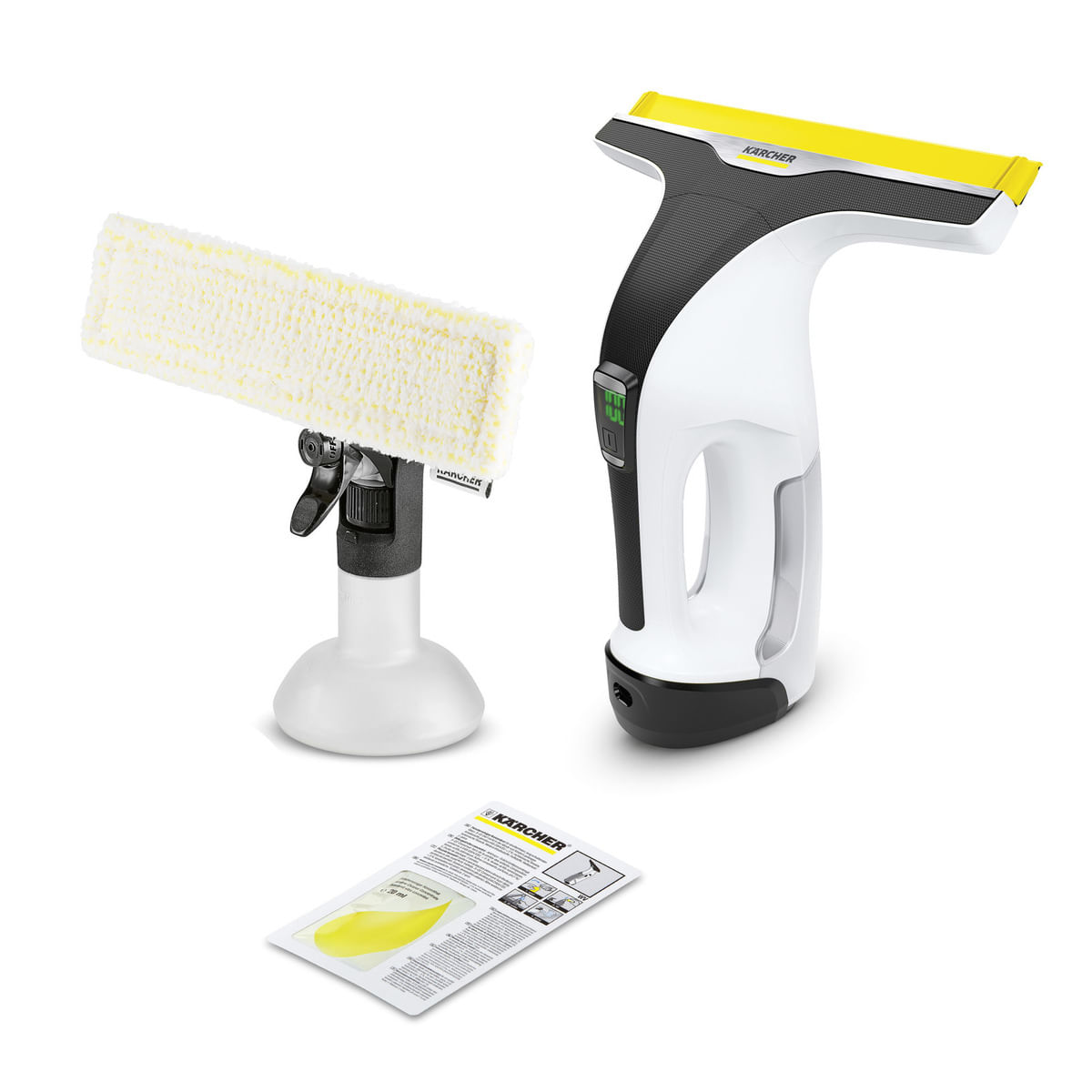 Karcher Lavavetri Aspiragocce Kärcher WV 6 Plus Bianco - Pulizia Efficace e Versatile Kärcher WV 6 Plus pulitore di finestra elettrico 0,15 L Argento,