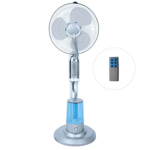 Ventilatore Nebulizzatore a Piantana con Telecomando ad Acqua da Terra Nebbia